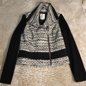 Anthropologie Elevenses Moto Jacket